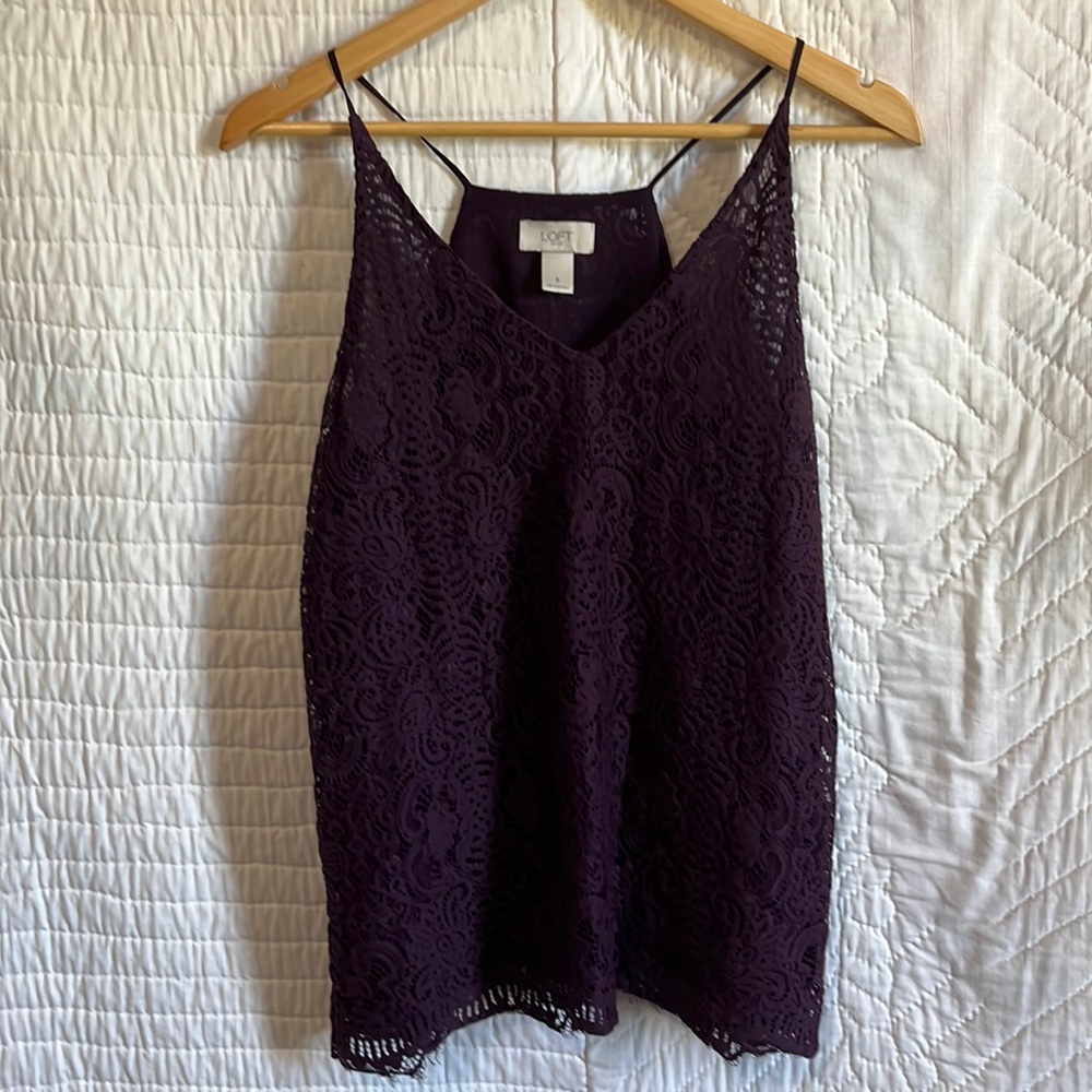 Loft Outlet spaghetti strap blouse.